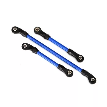   Kormányrúd készlet, acél, kék, 5x117mm, 5x60mm, 5x63mm (1 db mindegyikből) TRAXXAS TRX-4 (TRX8140R-hez)