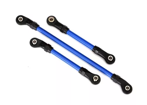 Kormányrúd készlet, acél, kék, 5x117mm, 5x60mm, 5x63mm (1 db mindegyikből) TRAXXAS TRX-4 (TRX8140R-hez)
