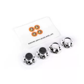   Krómozott kerékagy-sapkák (4 db) TRAXXAS TRX-4&6 (TRX8255A keréktengelyhez)