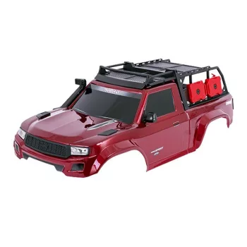   TRX-4 Sport piros karosszéria rögzítőkkel Clipless TRAXXAS TRX-4 Sport 312mm-hez (TRX8080X szükséges)