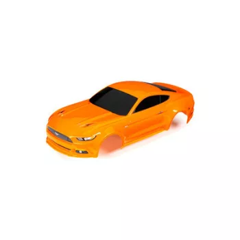   Ford Mustang karosszéria, narancs, TRAXXAS 4-Tec 2.0 matricával