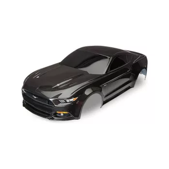   Ford Mustang karosszéria, fekete, TRAXXAS 4-Tec 2.0 matricával
