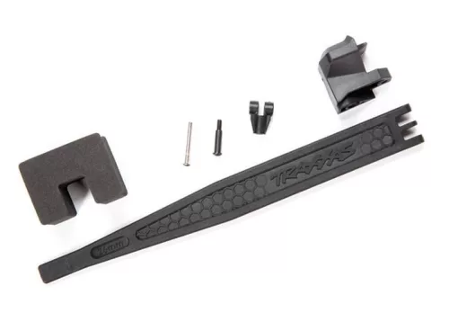 Akkumulátor lefogató és tartó (288 mm tengelytáv) TRAXXAS 4-Tec 3.0 Stingray