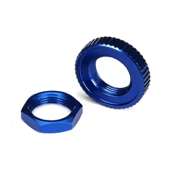 Szervóvédő anyák alumínium kék TRAXXAS 4-Tec 2.0&3.0