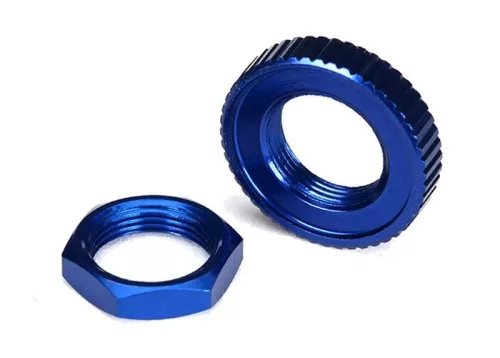 Szervóvédő anyák alumínium kék TRAXXAS 4-Tec 2.0&3.0