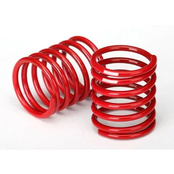   Piros lengéscsillapító rugó (2.8-as) (2) Ultra rugóstag rövid TRAXXAS 4-Tec 2.0&3.0-hoz