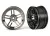 Split-Spoke 1.9 króm-fekete felnik elöl (2) TRAXXAS 4-Tec 2.0, Ford GT