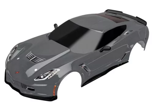 Chevrolet Corvette Z06 szürke karosszéria TRAXXAS 4-Tec 2.0 kiegészítőkkel, Ford GT