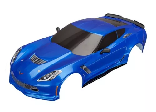 Chevrolet Corvette Z06 kék karosszéria TRAXXAS 4-Tec 2.0 kiegészítőkkel, Ford GT
