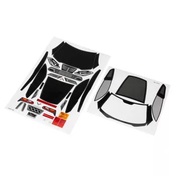   Chevrolet Corvette Z06 matrica TRX8386 TRAXXAS 4-Tec 2.0, Ford GT-hez