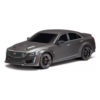   Ezüst Cadillac CTS-V karosszéria kiegészítőkkel és matricákkal TRAXXAS 4-Tec 2.0, Ford GT