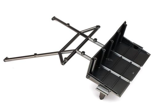 Rohrrahmen-Chassis Mittelteil hinten satin schwarz-chrom