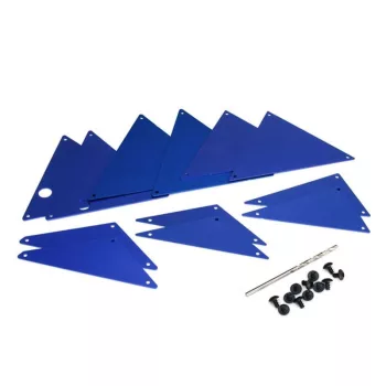 UDR kék alumínium csőváz belső panelkészlet