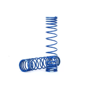   GTR lengéscsillapító rugó, progresszív, kék, 134mm elöl (0.833) (2) TRAXXAS UDR