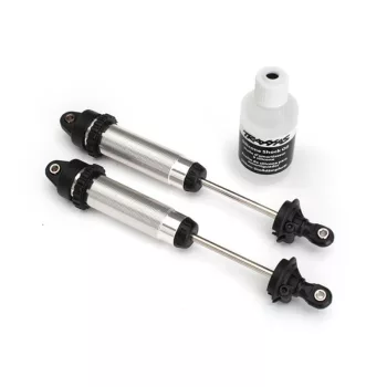   SLVR GTR lengéscsillapító, alumínium, ezüst, 139 mm, hátsó, menetes (TRAXXAS UDR)