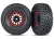 BFGoodrich Baja KR3 gumiabroncsok fekete/piros felniken (2) TRAXXAS UDR