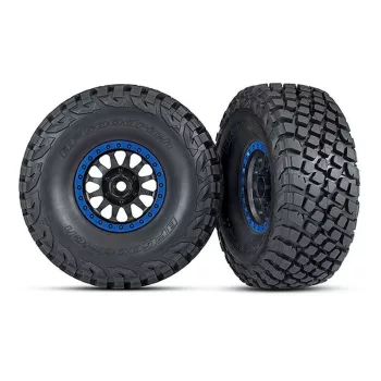   BFGoodrich Baja KR3 gumiabroncsok fekete/kék felniken (2) TRAXXAS UDR