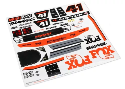 Matrica ív Unlimited Desert Racer Fox Edition