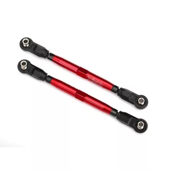   Első kerékösszetartás-beállító rúd 7075-T6 alumínium piros 102mm (2) TRAXXAS UDR