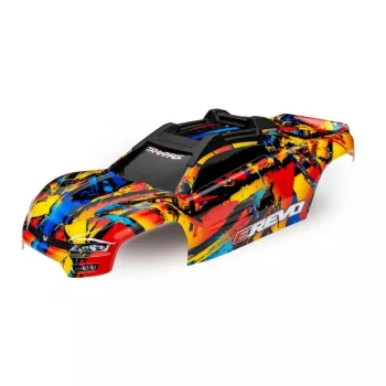 E-Revo 2.0 Solar-Flare karosszéria TRAXXAS matricával