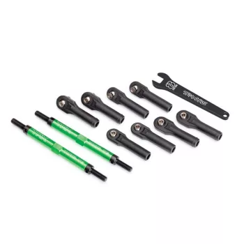   7075-T6 alumínium zöld 144mm gömbfejjel ellátott TRAXXAS E-Revo 2.0 kerékösszetartási rudak