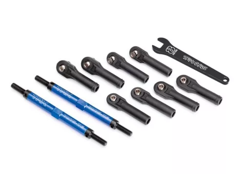 7075-T6 alumínium kék 144mm gömbfejjel ellátott TRAXXAS E-Revo 2.0 kerékösszetartási rudak