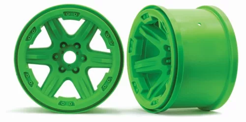 3,8"-os zöld 17 mm-es felni (2) TRAXXAS E-Revo 2.0, Sledge