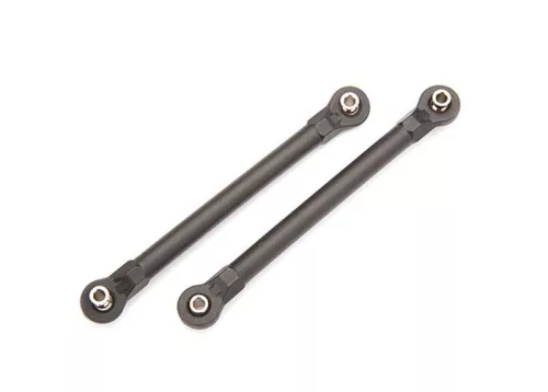 Kerékösszekötő rudak, műanyag, fekete, 89 mm, TRAXXAS Maxx