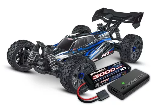 Traxxas jato 4x4 bl-2s brushless kék RTR np825
