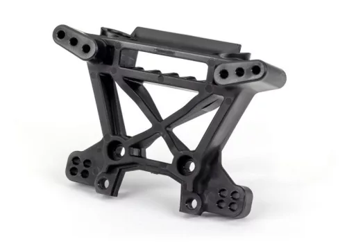 Extrém nagy teherbírású első lengéscsillapító torony, fekete, TRAXXAS 4x4 Hoss, Rustler, Slash modellekhez (TRX9080)
