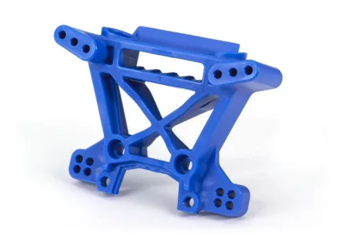Extrém nagy teherbírású első lengéscsillapító torony, kék, TRAXXAS 4x4 Hoss, Rustler, Slash modellekhez (TRX9080)