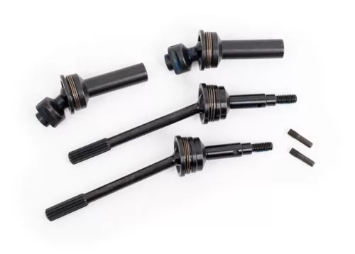 Extrém nagy teherbírású CV hátsó kardántengely 6 mm-es tengellyel (2) TRAXXAS 4x4 Hoss, Rustler, Slash (TRX9080 készlethez)