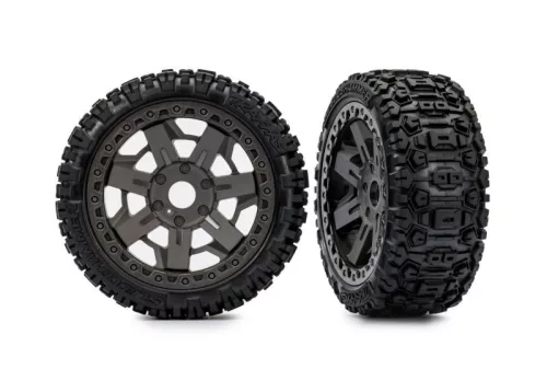 Sledgehammer gumiabroncsok 3.0 felnin, szürke (2) TRAXXAS 1/8 Buggy, Jato 4x4