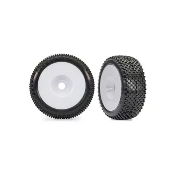   Response Pro gumiabroncsok tárcsafelnin, fehér (2) TRAXXAS 1/8 Buggy, Jato 4x4-hez