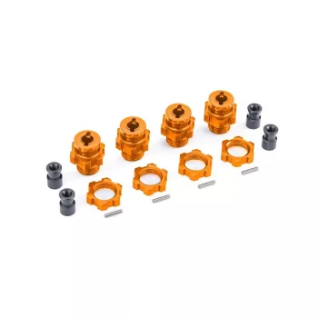 20 mm-es kerékagy és anyák narancs (TRX9080-hoz) TRAXXAS