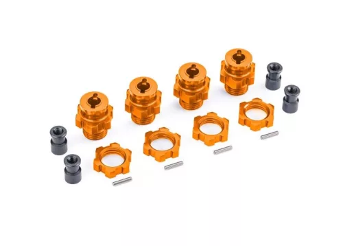20 mm-es kerékagy és anyák narancs (TRX9080-hoz) TRAXXAS