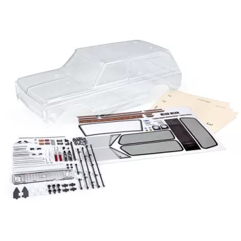   1972-es Chevrolet Blazer karosszéria, átlátszó, tartozékokkal, TRAXXAS TRX-4