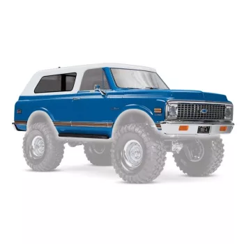  1972-es Chevrolet Blazer karosszéria, kék, TRAXXAS TRX-4 kiegészítőkkel