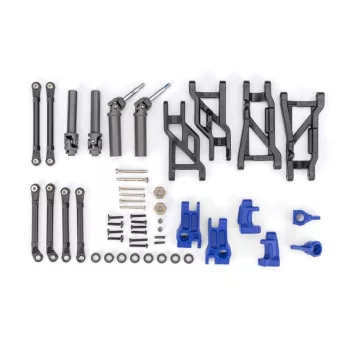   Kardántengelyek és felfüggesztés készlet HD kék TRAXXAS 2WD Slash, Raptor