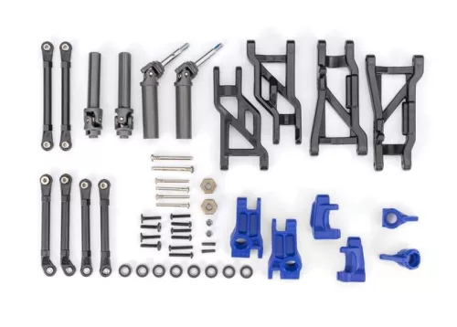 Kardántengelyek és felfüggesztés készlet HD kék TRAXXAS 2WD Slash, Raptor