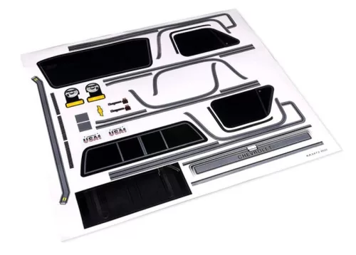 Matrica-ív TRX-4 1979 Chevy K10