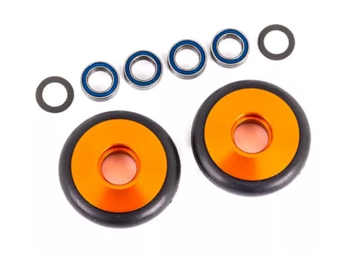 Teljes kerék Wheelie bar 6061-T6 Alumínium narancssárga (2)