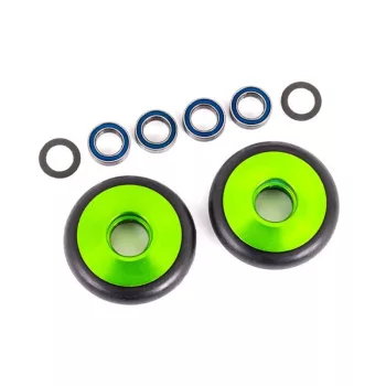 Teljes kerék Wheelie bar 6061-T6 Alumínium zöld (2)
