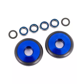 Teljes kerék Wheelie bar 6061-T6 Alumínium kék (2)