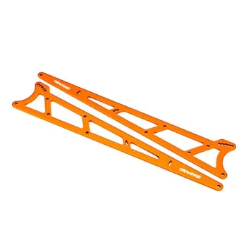 Oldalsó lemezek Wheelie bar Alumínium narancssárga (2)