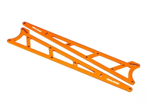 Oldalsó lemezek Wheelie bar Alumínium narancssárga (2)