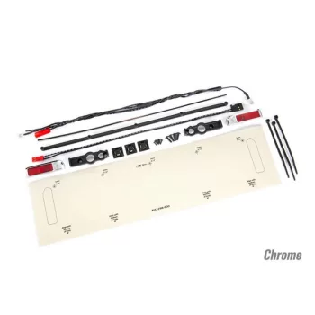   LED lámpa szett apró alkatrészekkel, króm, TRAXXAS Drag Slash-hez