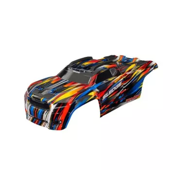 Karosszéria Sledge kék, matricákkal