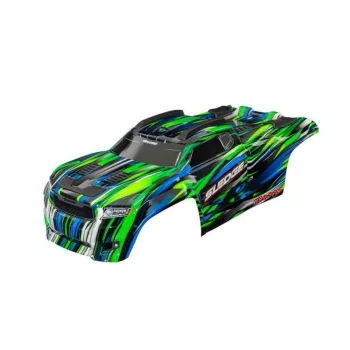 Karosszéria Sledge zöld, matricákkal