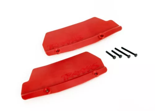 Piros sárvédők bal/jobb, csavarokkal TRAXXAS Sledge-hez